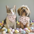 thumbnail image 2 of Dog Bandana 2 Pack,Pink Highland Cow Flower Pattern Bandanas for Dogs,Cat Bandana,Small/ Large Dog Bandana 2 Size,Dog Bandanas, 2 of 6