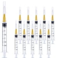 thumbnail image 1 of Utensilios de laboratorio Sirulken, 3 ml, 25 g, 1,6 cm, esterilizados, paquete de 50, 1 of 5