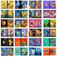 thumbnail image 1 of Álbum de fotos de Pokémon Baokemeng Card Book Elf White Transparent Card Bag Small Card Storage Bag Photo 4 Palace 9, 1 of 6