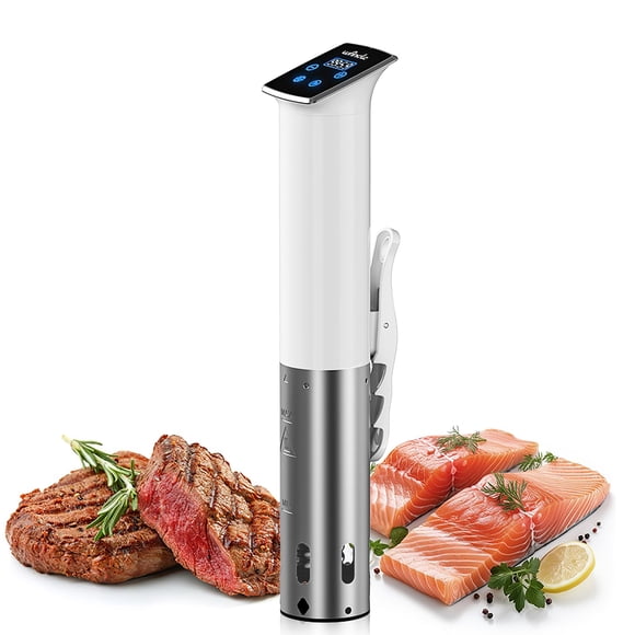 Wancle Sous Vide, Sous Vide Cooker Machine, Immersion Circulator, IPX7 Waterproof, Compact Design Accurate Temp Control ±0.1°C, Quiet, Easy to