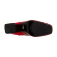 thumbnail image 5 of Ninety Union Lexington Metal Insert Block Heel Boot, Red, 8, 5 of 5