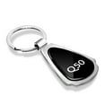 thumbnail image 2 of Infiniti Q50 Black Dome Chrome Metal Teardrop Key Chain, 2 of 7