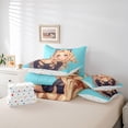thumbnail image 6 of Feelyou Teen Tokyo Princess Bedding Comforter Set 7pcs, Anime Cat Girl Queen Bedding Sets, 6 of 8