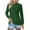#Army Green, variant on Otvok Ladies Solid Color Button Lapel Casual Fashion Long Sleeve T-Shirt Top Shirt