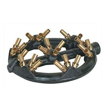 Cast Iron Range - Chinese Wok Range 32 Tips Jet Burner, Copper Tips, Cast Iron Body, Propane Gas WR-JBR32LP