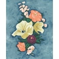 thumbnail image 2 of Vess, June Erica 15x18 White Modern Wood Framed Museum Art Print Titled - Floral Portrait II, 2 of 4