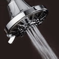 thumbnail image 5 of AquaDance 4 Inch Chrome Shower Head 6 Settings Adjustable Model 3305, 5 of 5