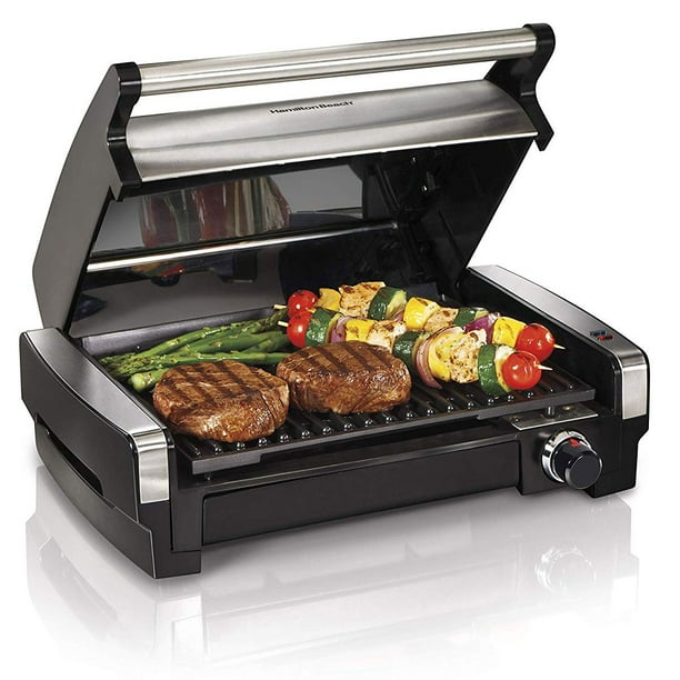 Hamilton Beach Electric Indoor Searing Grill Removable EasyToClean