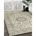 thumbnail image 3 of Ahgly Company Machine Washable Indoor Rectangle Traditional Vanilla Gold Area Rugs, 5' x 7', 3 of 7