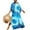 Blue-26, variant on Edolynsa Women's Plus Size Swimwear Cover Up Long Beach Dress Printed Kaftan Dress Lightweight lounge wear
