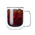 thumbnail image 1 of Taza de café con asa de 250ml taza de vidrio resistente al calor de doble capa taza de agua aislada creativa taza de leche para bebidas frías taza taza ANGGREK Otros, 1 of 8