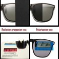 thumbnail image 3 of Gafas de sol polarizadas con Clip para hombre, gafas fotocromáticas para conductor de coche, gafas de visión nocturna, gafas cuadradas Vintage antideslumbrantes, 3 of 5