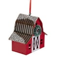 thumbnail image 2 of Northlight 3.5" Red Barn with Snowy Roof Christmas Ornament, 2 of 4