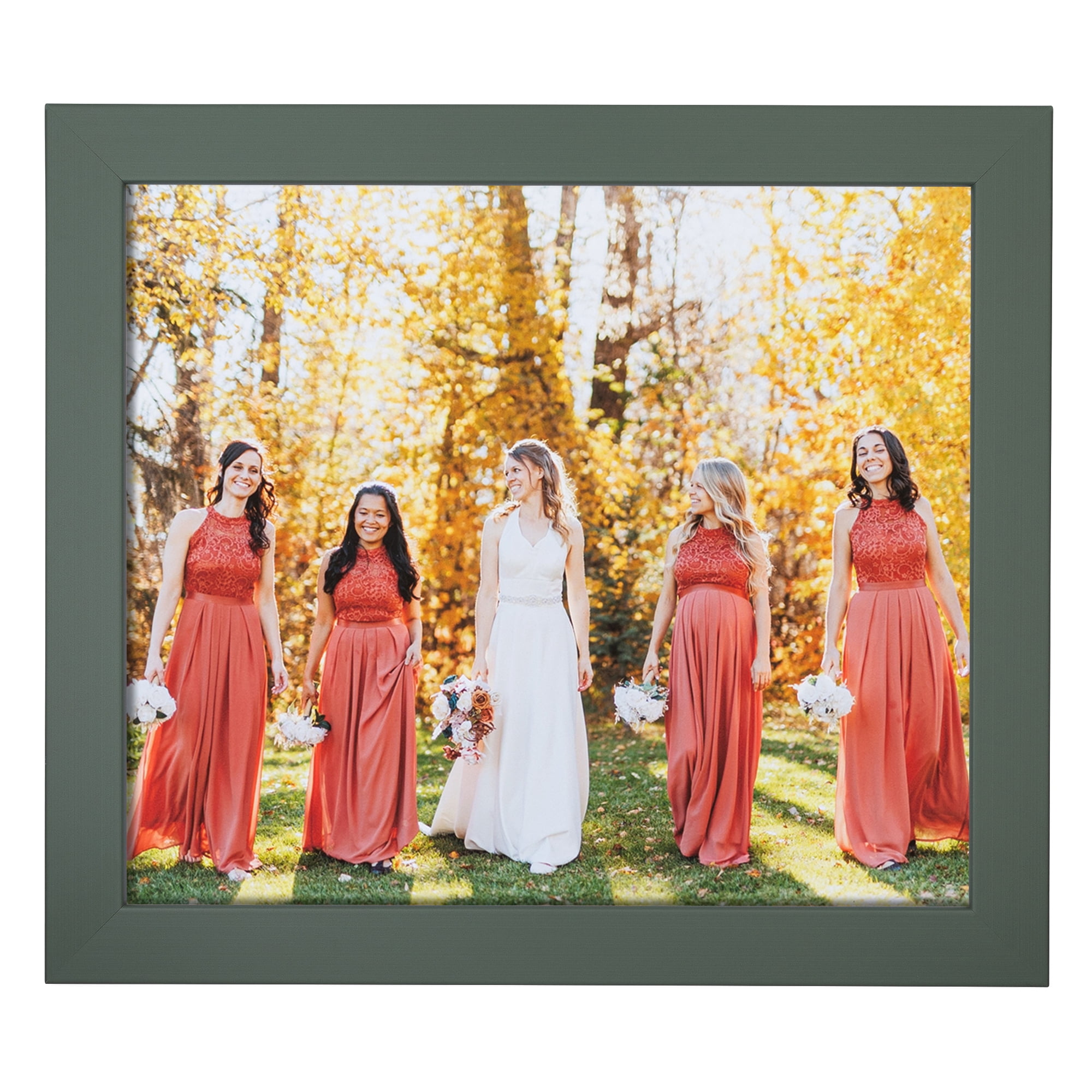 ArtToFrames 12" x 18" Fern Green Picture Frame, 12x18 inch Green MDF Poster Frame (WOM-5359),  Pack