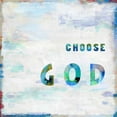 thumbnail image 2 of MacDowell, Jamie 26x26 Gold Ornate Wood Framed with Double Matting Museum Art Print Titled - Choose God In Color, 2 of 4