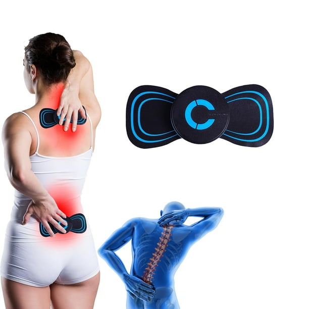 Masajeador de cuerpo entero, mini masajeador de cuello y vértebra cervical, tapete portátil para espalda y hombros, alivio ajustable para brazos (1 unidad)