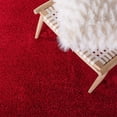 thumbnail image 6 of Milan Shag Collection Runner Rug - 2' x 6', Red, Plush Thick Pile, Non-Shedding, Easy to Clean, Soft Hallway & Bedroom Carpet, 6 of 18