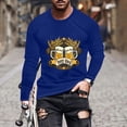 thumbnail image 2 of PuLe Men's Hoodie Men's Fashion Long Sleeve Oktoberfest T Shirt Casual Beer Pub Prints Sports Tops Mens A Shirt Men Shirt, 2 of 5