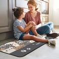 thumbnail image 6 of Cat Rugs and Mats Kitchen Floor Mats for in Front of Sink, Anti Fatigue Floor Mat for Kitchen, Padded Kitchen Mats for Standing and Kitchen Matt for Standing for Kitchen Decor 17"X30"+17"X47", 6 of 6