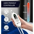 thumbnail image 4 of Geniani XL Heating Pad for Back & Cramps Relief – Heat Pad with Auto Shut Off, Ultra-Soft Machine Washable Fabric, Everyday Comfort for Home & Office (12"×24", Space Blue), 4 of 10