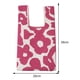 thumbnail image 3 of Bolsos de mano para mujer, diseño de flores, bolso de muñeca tejido, gran capacidad para el trabajo (rosa roja), 3 of 8