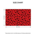 thumbnail image 2 of Placemats Set of 4 / 6, Ladybug Dotted Placemats for Dining Table Indoor/Outdoors Heat Resistant Washable Placemats 18" x 12", 2 of 8