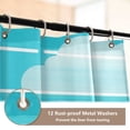 thumbnail image 4 of Bicycle and House in The Sky 4 Piece Bathroom Set Waterproof Bath Curtain Anti-Slip Mats and Toilet Pad Practical and Affordable 66x72in Curtain, 4 of 8
