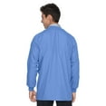 thumbnail image 4 of Landau Essentials Relaxed Fit 5-Pocket Snap-Front Scrub Jacket for Men 7551, 4 of 6