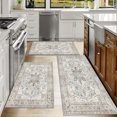 thumbnail image 6 of Kitchen Rugs Sets of 3 Non Slip Washable Kitchen Mats for Floor, Waterproof Kitchen Runner Rug, Floor Mat Carpet for Entryway, Laundry, Sink, Hallway, Bathroom, 6 of 10