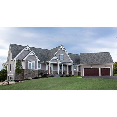 The House Designers: THD-4445 Builder-Ready Blueprints to Build a Spacious Cottage House Plan with Slab Foundation (5 Printed Sets)