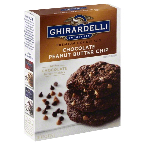 Ghirardelli Chocolate Peanut Butter Chip Cookie Mix, 12.25 oz