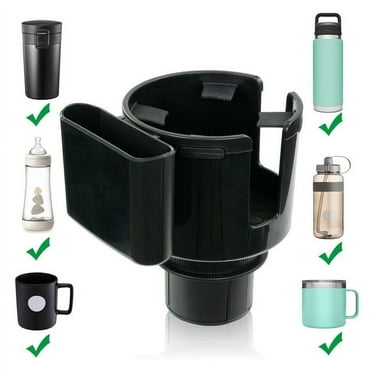 2 In 1 Adjustable Car Cup Holder Expander Adapter with Phone Holder Mount Stand