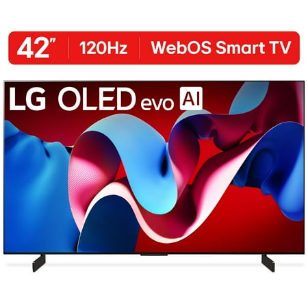 LG 42" Class 4K UHD OLED Web OS Smart TV with Dolby Vision C4 Series - OLED42C4PUA