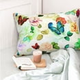 thumbnail image 4 of Yiaed Floral Vintage Print Brushed Microfiber Envelope Pillowcases, Standard,Envelope Closure Pillow Cases(No pillow core)-14"x20", 4 of 6