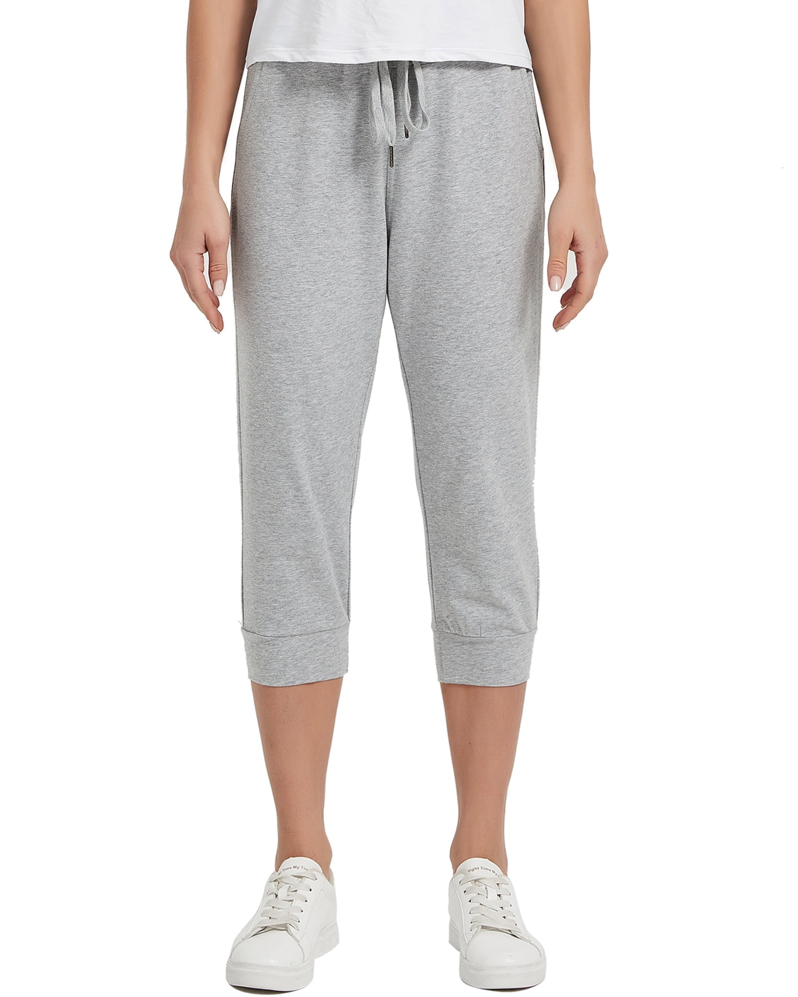 Cotton capri sweatpants sale