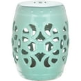 thumbnail image 1 of Safavieh Imperial Vine Ceramic Decorative Garden Stool, Light Blue, 1 of 5