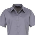 thumbnail image 2 of Premier Womens Poplin Short-Sleeved Blouse, 2 of 4