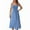 Light Blue, variant on Hvot&aat Womens Square Neck Maxi Dress Casual Summer Sleeveless Swing A-line Long Tank Dresses Basic Full Slips