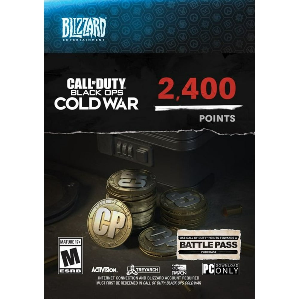 Blizzard Call of Duty Black Ops Cold War 2400 Points, Activision, PC