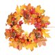 thumbnail image 5 of Guirnalda de puerta artificial de Halloween, cono de pino de calabaza, hoja de arce, guirnalda colgante para puerta, decoración floral de simulación Eigraketly HA9077-00B, 5 of 6