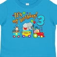 thumbnail image 4 of Inktastic It's My Birthday Circus Train 3rd Birthday Boys or Girls Toddler T-Shirt, 4 of 5