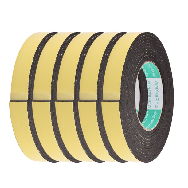 5 Pcs Cinta de Espuma de Goma A Prueba de Golpes de 20 mm de Ancho y 3 mm de Grosor, Longitud de 4 m