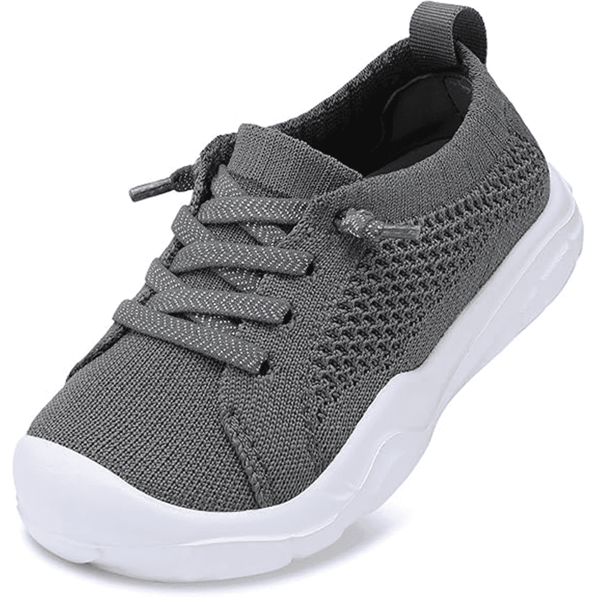 A toddler sneaker designed for flexible walking and everyday comfort