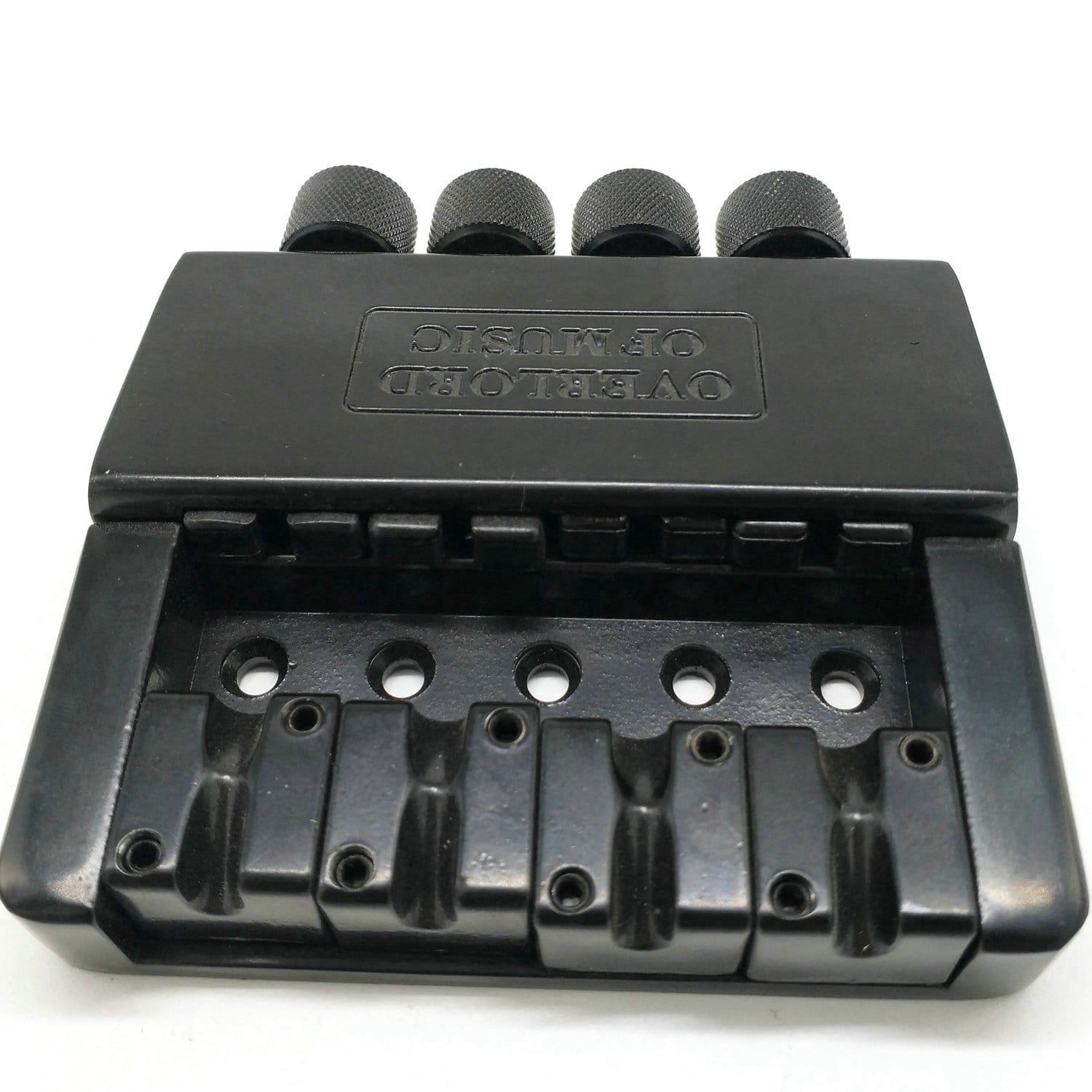 1 Set 4 String Headless Guitar Bridge System Electric Part for Headless Electric Replacement