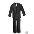thumbnail image 3 of Baby Toddler Kid Boy Wedding Formal Shawl Lapel Vest Sets Tuxedo Black Suit S-4T, 3 of 5