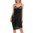 thumbnail image 6 of SAYFUT Swimsuit Cover Ups for Women Beach Wrap Dresses Sexy Backless Lace Hollowed-Out Plus Size Skirt Swimwear Bikini Cover-ups, 6 of 8
