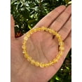 thumbnail image 3 of Citrine Crystal Bead Bracelet 6-7mm, Wholesale Genuine Citrine Stretch Gemstone Bracelet, Gift for Men & Women (1), 3 of 8