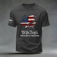 thumbnail image 5 of mgoYE 250 Anniversary USA Shirts : 4th of July Patriotic T-Shirt 250 Years American Flag Graphic Tee Top Tshirts Shirts for Men(Grey,S), 5 of 6