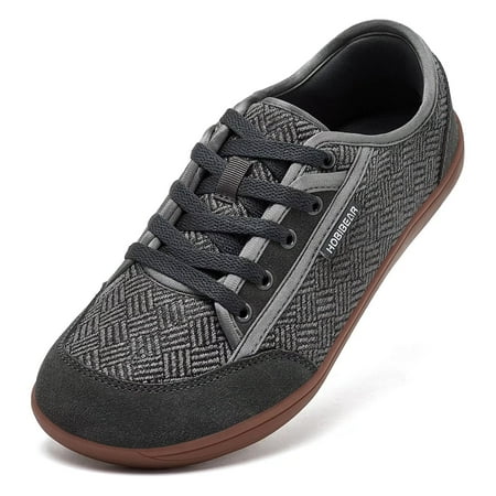 HOBIBEAR Womens Mens Minimalist Barefoot Shoes Zero Drop Wide Toe Walking Sneakers