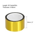 thumbnail image 2 of Unique Bargains Gold Tone Metalized Tape 2 Inch x 55 Yards Decor Tape for DIY, 2 of 6